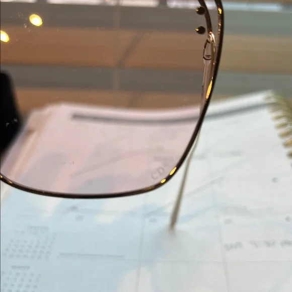 Christian Dior Women's sun Glasses with Light Pink Lenses - Picture 3 of 6